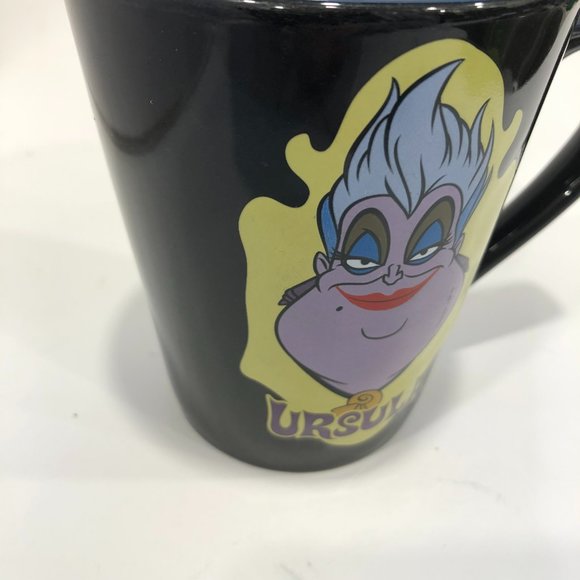 Disney Ursula Coffee Mug Little Mermaid Villain Black Mug - Picture 7 of 16